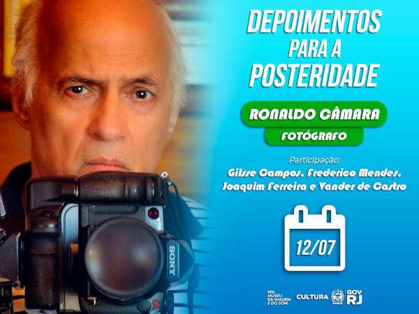 DEPOIMENTOS PARA A POSTERIDADE COM O FOTÓGRAFO RONALDO CÂMARA! UMA HISTÓRIA DE LUZ, CLIQUES, VOOS E RETRATOS